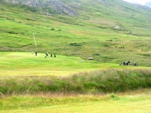 The 3rd and 4th fairway on the old golfcourse of GKS (The Golf Club of Siglufjörður). Photo: Golf 1