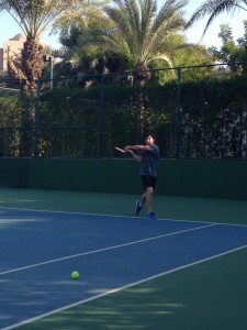 Rory í tennis