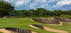 Frá Mystic Dunes, einum sérstæðasta golfvelli sem Jóna Sigríður hefir spilað.