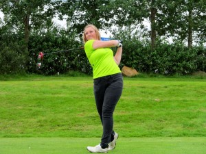 Stefanía Kristín Valgeirsdóttir, klúbbmeistari kvenna í GA 2014. Mynd: Golf 1