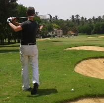 Bangalore golf course in India one of the most special Alastair has played on. Photo: In possession of Alastair Kent