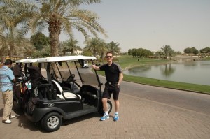 Alastair in Dubai 2012. Photo: In possession of Alastair Kent