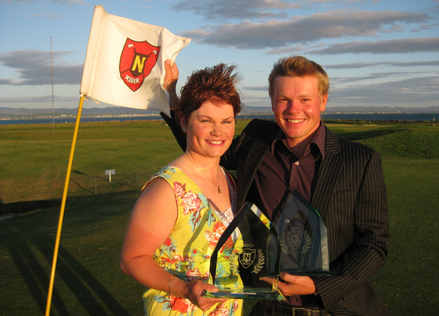 Karlotta und Ólafur Björn die Club Meister von NK, 2011. Foto: NK