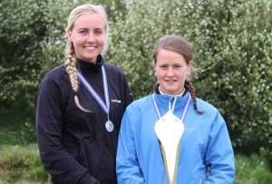 Winners at the Icelandic  Junior Championship in stroke play (category: girls 17-18yrs). From left: Anna Sólveig Snorradóttir, GK 2nd place and Guðrún Brá Icelandic Champion in Stroke play (category: girls 17-18 yrs). Photo: golf.is