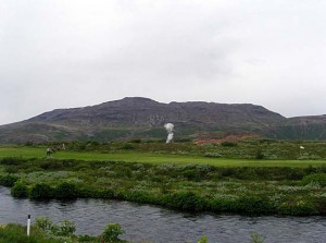 From the Geysir golfcourse in Iceland. Photo: Golf 1.