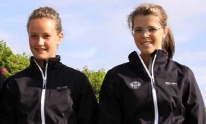 From left Guðrún Brá and Sunna competed at Royal Balaton in Hungary 2011